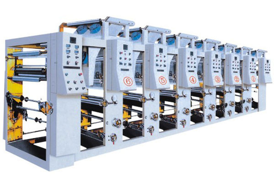 ポリ塩化ビニール/ペット/PEの自動グラビア印刷の印字機800 - 1600mmの印刷の幅