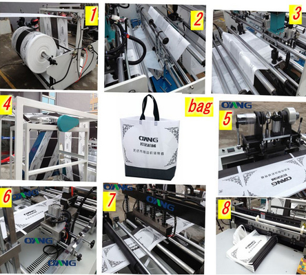 LCD 超音波 PP の 不織布 の布のハンドル/キャリア/ジッパー袋の製造業機械