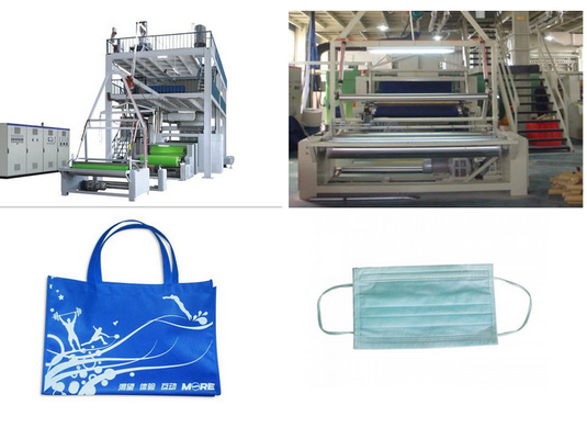 買い物袋のための多機能 PP の非編まれた生地の生産ライン