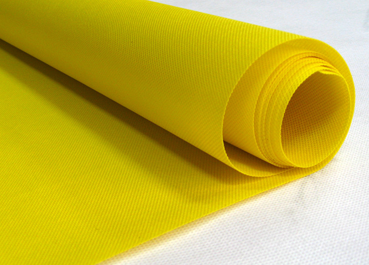 Oeko - Tex 標準的な Spunbond の Nonwoven の生地の黄色の非編まれたポリプロピレン材料