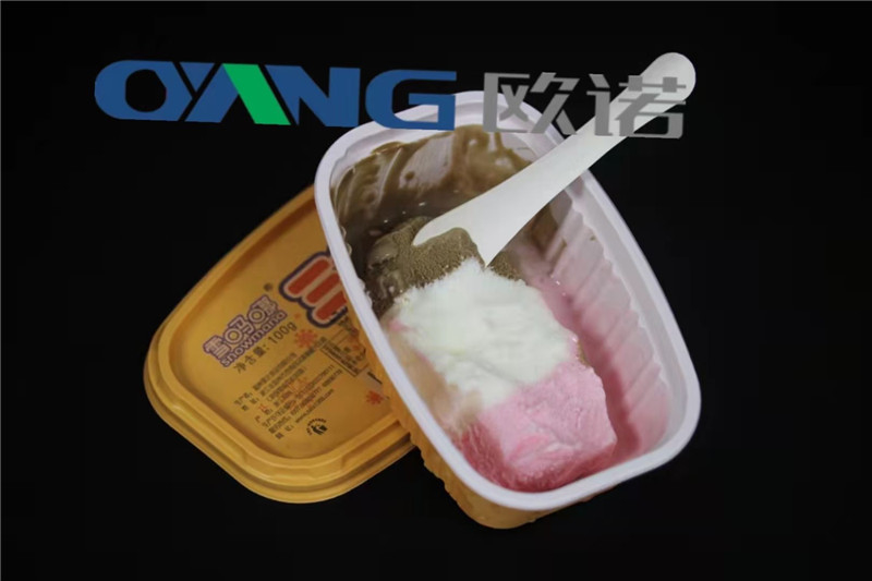機械を作る機械ずき紙のアイス クリームのスプーンを作る使い捨て可能な食事用器具類