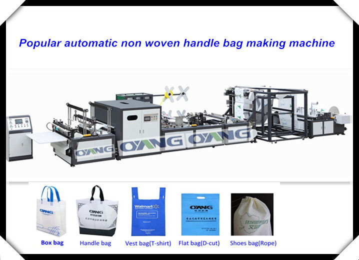 Nonwoven のハンドル袋のための機械/装置を作る単一フェーズ非編まれた袋