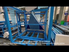 Ultrasonic Sealing High Speed Nonwoven Carry Bag / Shoes Bag / D-Cut Bag Making Machine